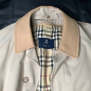 Authentic Burberry Single Breasted Rain Coat 44L